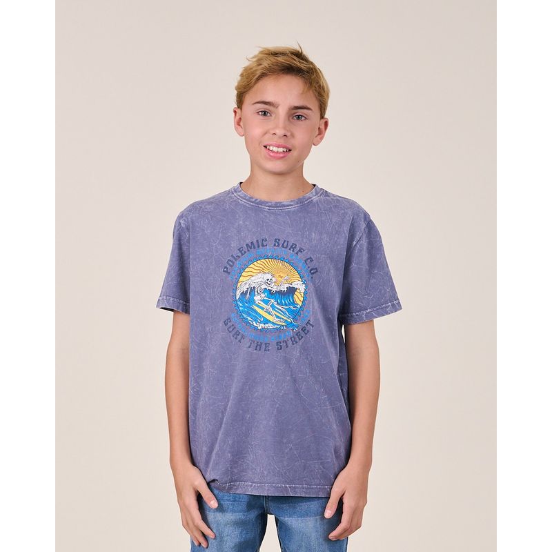 POLEMIC - Polera procesada manga corta Street Kids  - Polemic _.