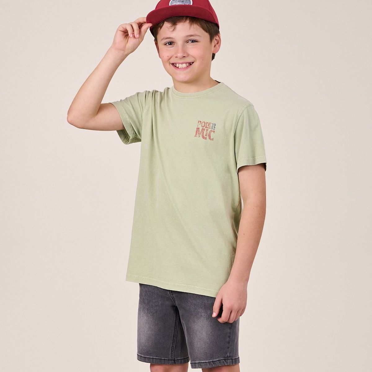 POLEMIC - Polera procesada manga corta Street Kids  - Polemic _.