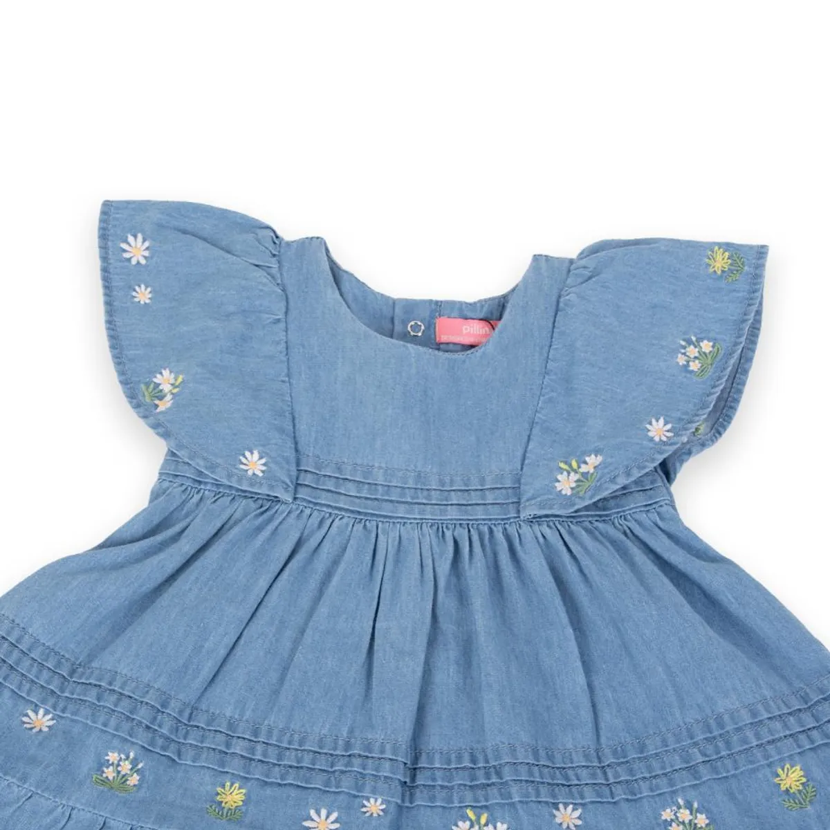PILLIN - Vestido Bebé Niña Celeste Pillin PILLIN