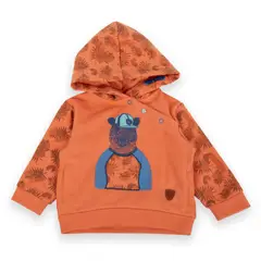 PILLIN - Polerón Bebé Niño Naranja