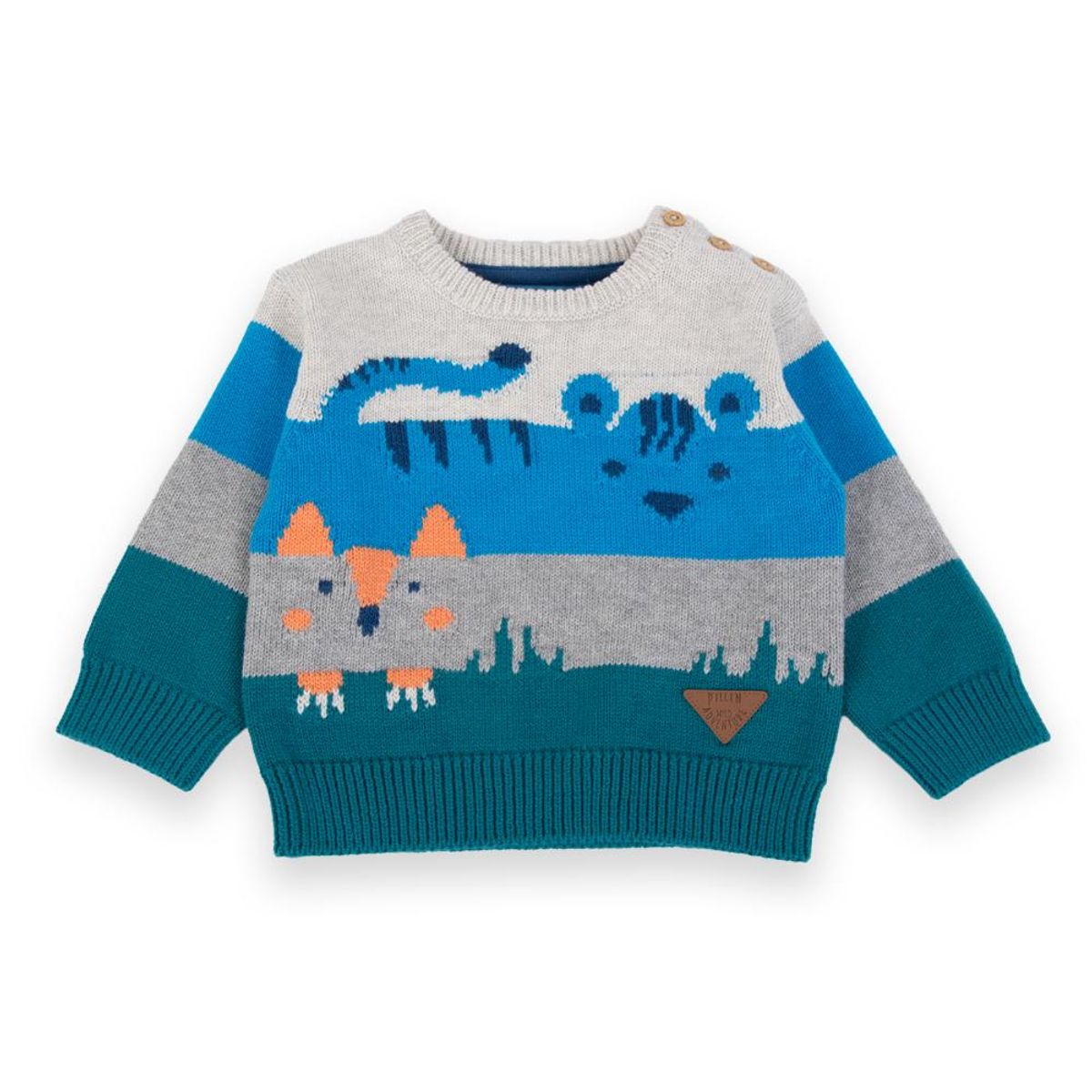 PILLIN - Chaleco Bebé Niño Celeste Pillin PILLIN