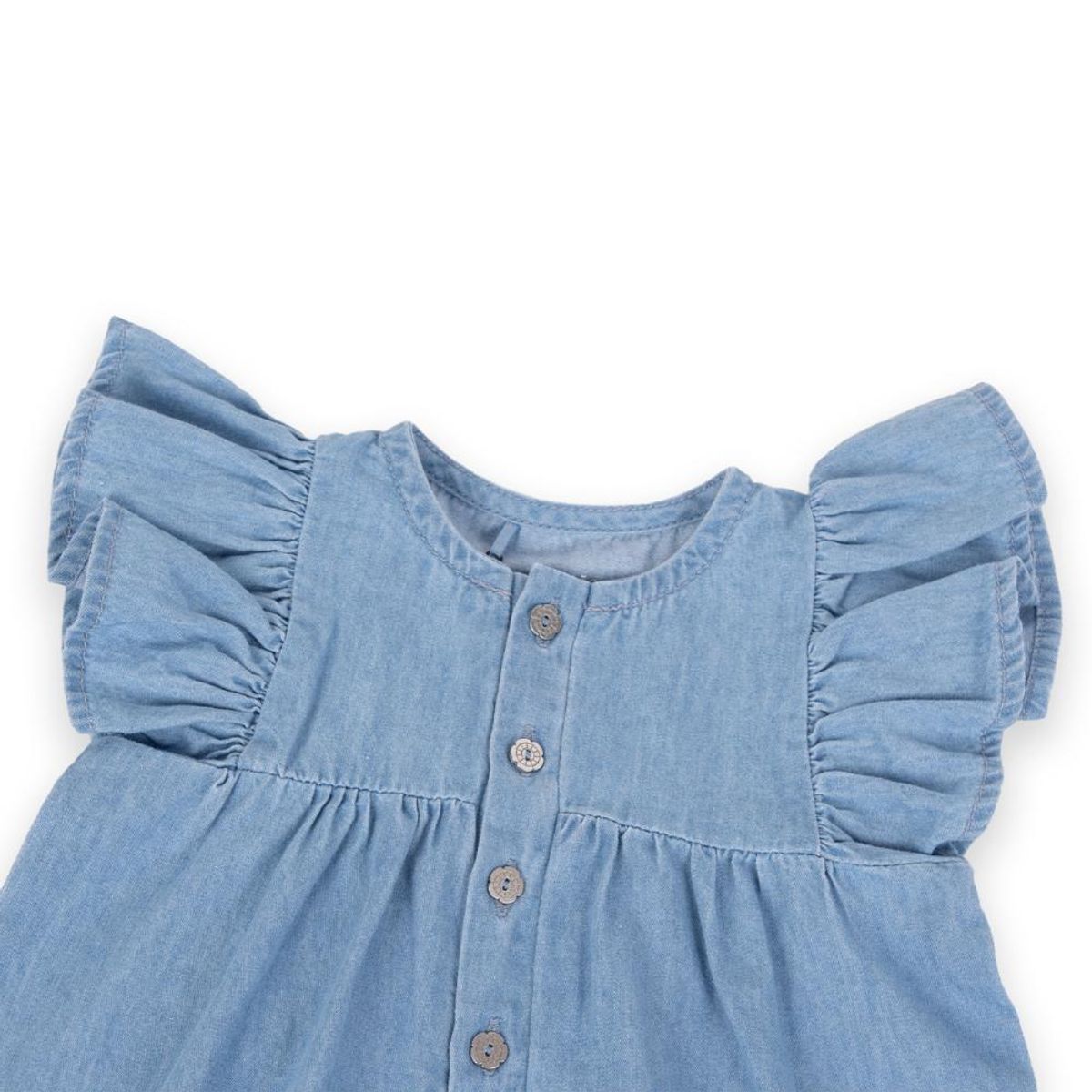 PILLIN - Blusa Bebé Niña Denim Pillin - Azul