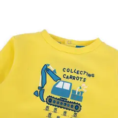 PILLIN - Polerón Bebé Niño Amarillo