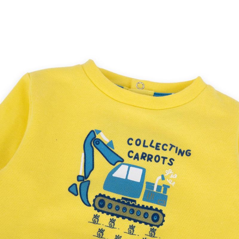 PILLIN - Polerón Bebé Niño Amarillo Pillin PILLIN