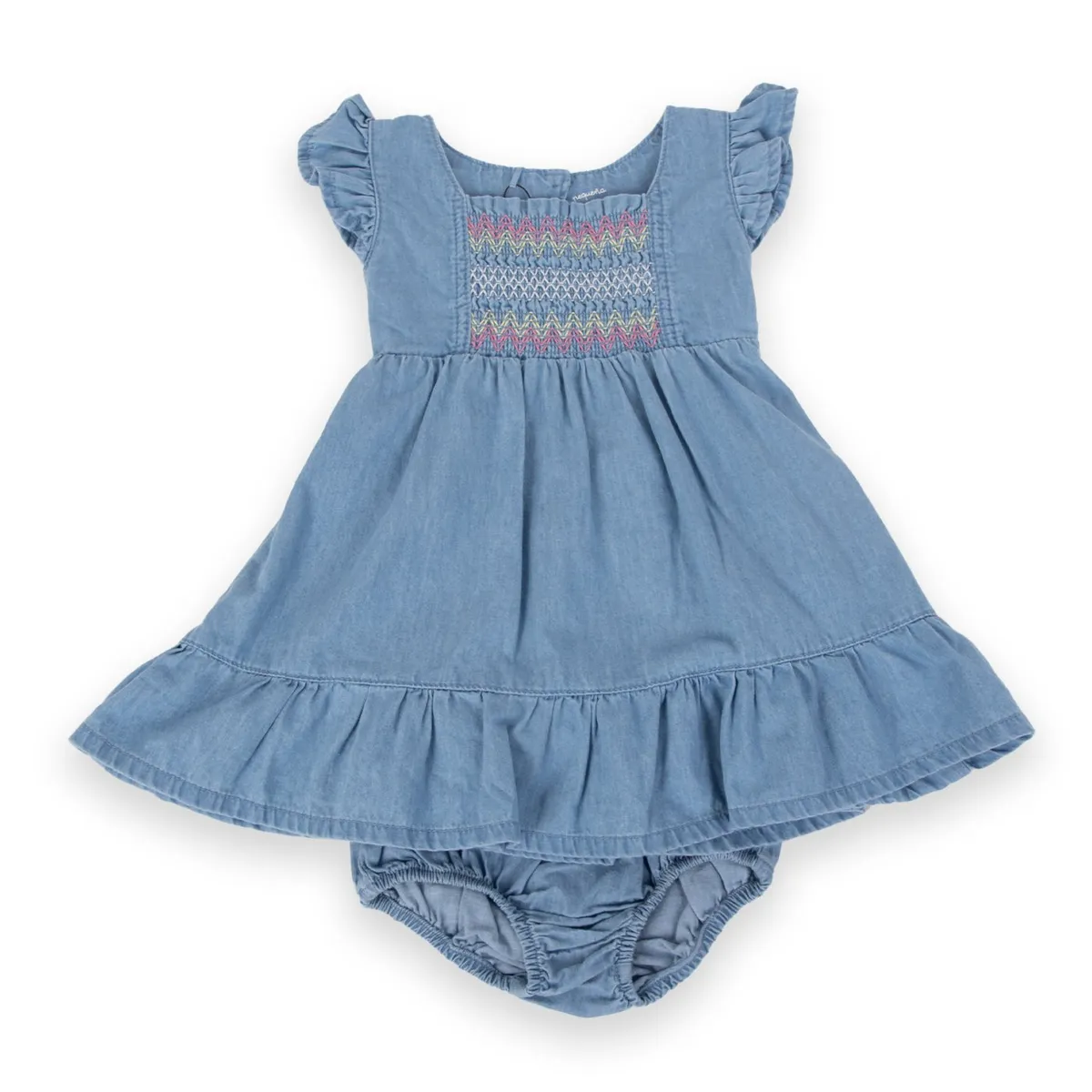 PILLIN - Vestido Bebé Niña Denim Pillin PILLIN