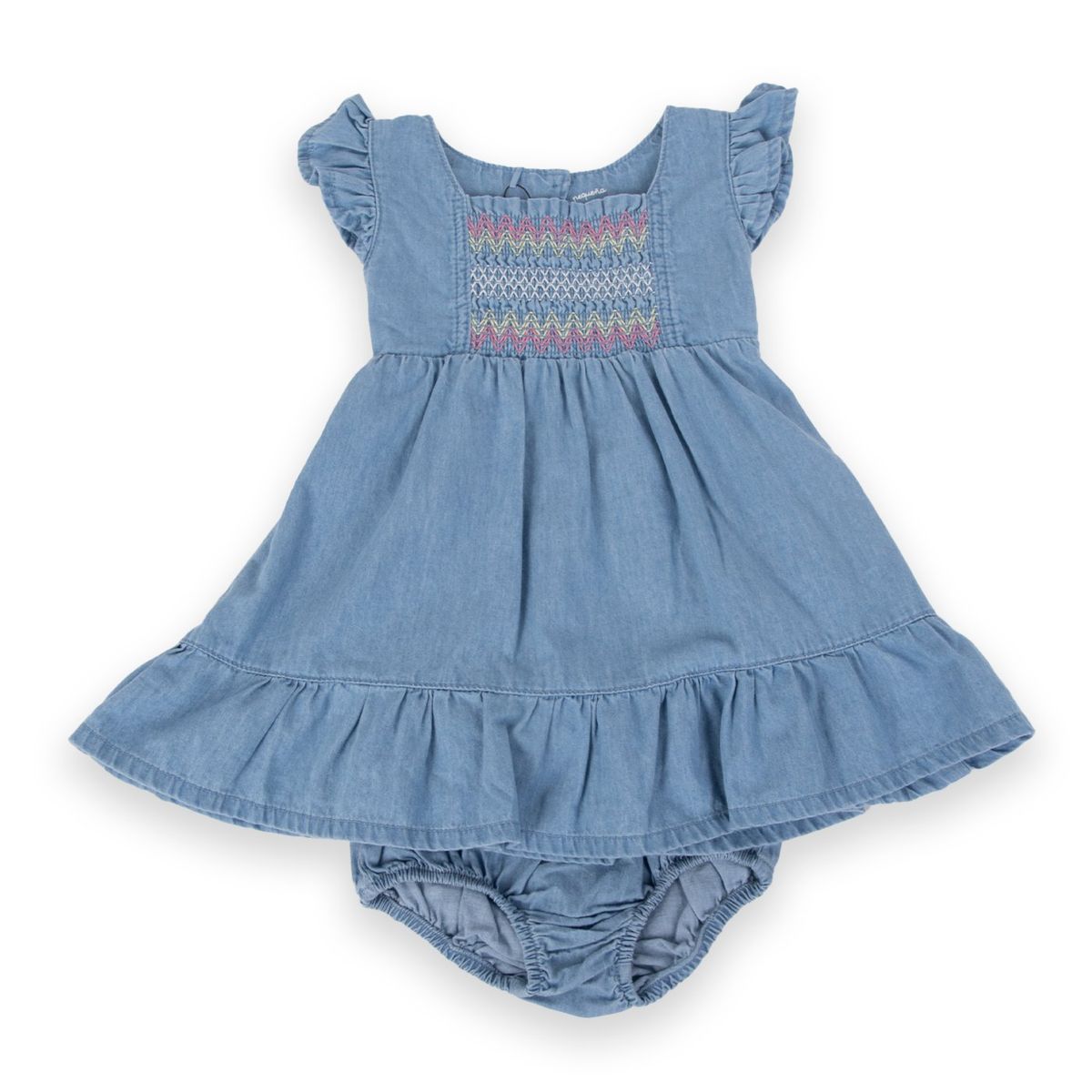 PILLIN - Vestido Bebé Niña Denim Pillin PILLIN