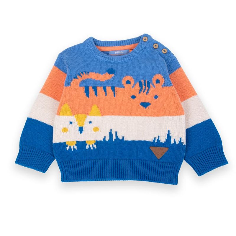 PILLIN - Chaleco Bebé Niño Naranja Pillin - Naranjo