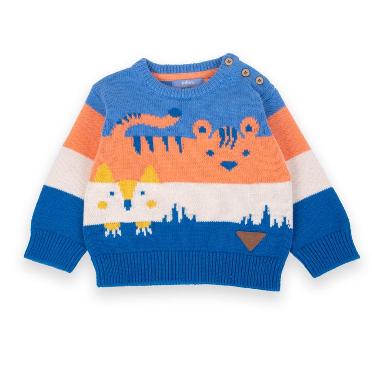 PILLIN - Chaleco Bebé Niño Naranja Pillin - Naranjo