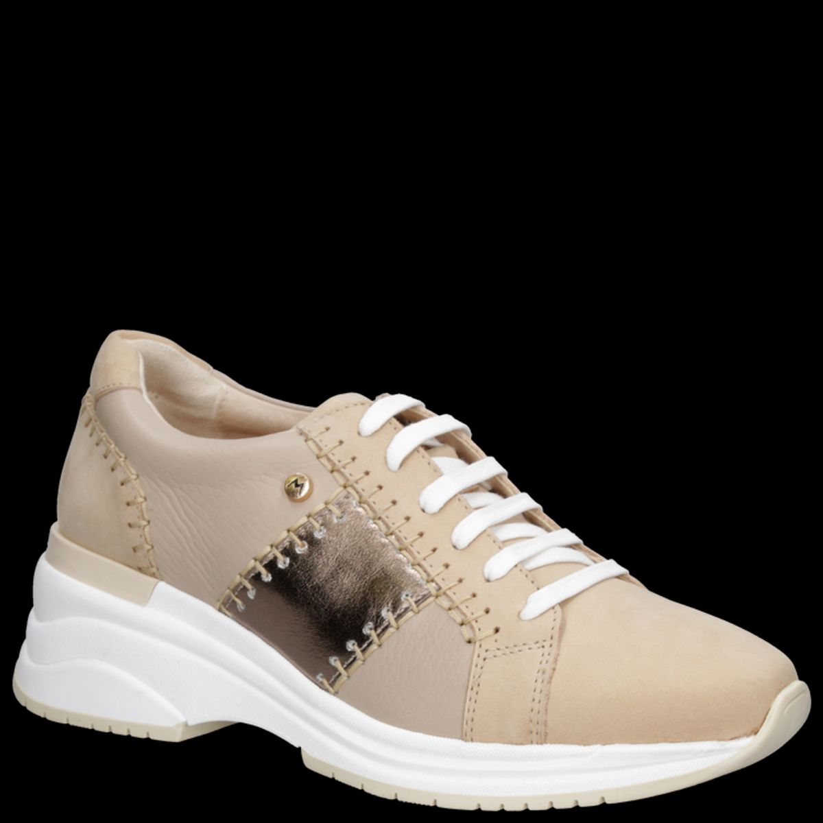 MINGO - Zapatilla Casual Mujer Beige  Mingo