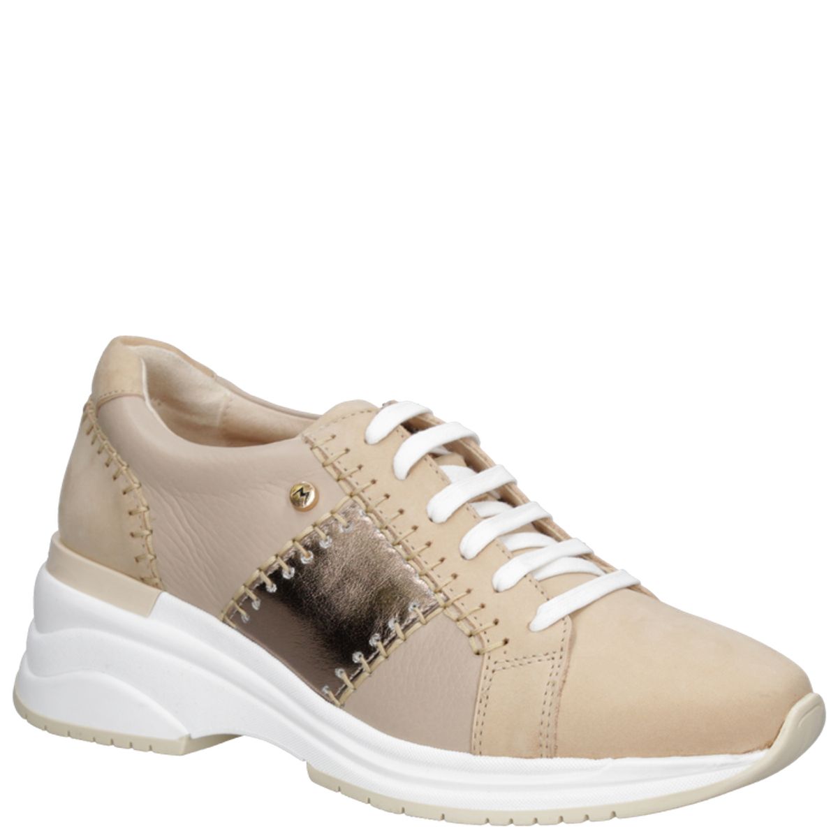 MINGO - Zapatilla Casual Mujer Beige  Mingo