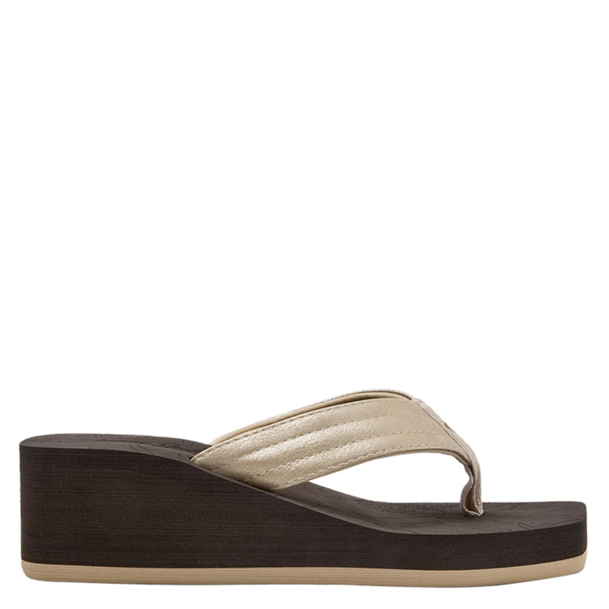 PANAMA JACK - Sandalia Casual Mujer Dorado Panama Jack