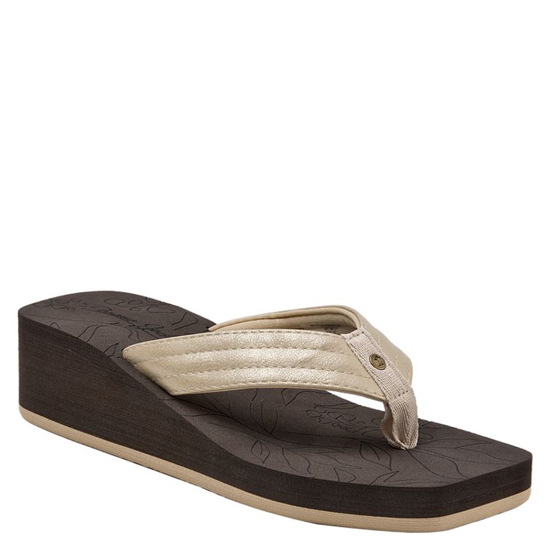 PANAMA JACK - Sandalia Casual Mujer Dorado Panama Jack