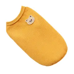 GENERICO - Polera Osito para Mascota Perro color Amarillo Talla L