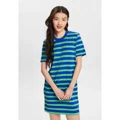 ESPRIT - Vestido Camisero Con Diseño A Rayas Mujer