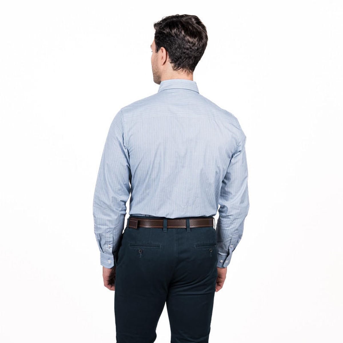 MCGREGOR - Camisa Hombre Manga Larga Rockefeller Smart Listada Comfort Fit MCGREGOR
