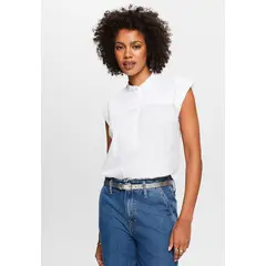 ESPRIT - Blusa Sin Manga Mujer