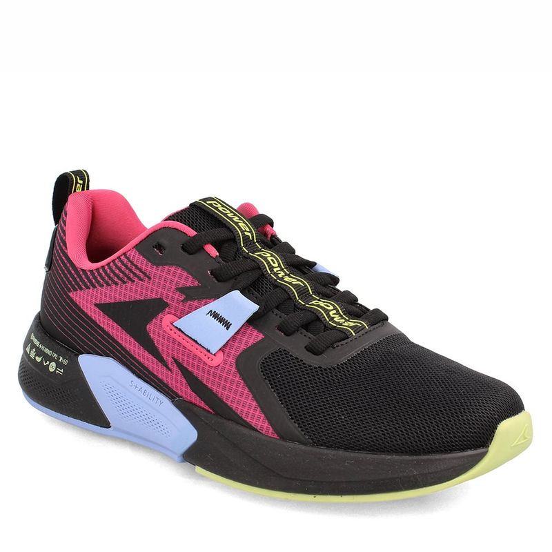POWER - Zapatilla Mujer Power Xorise+300 Tr Cipher Negro-Fucsia