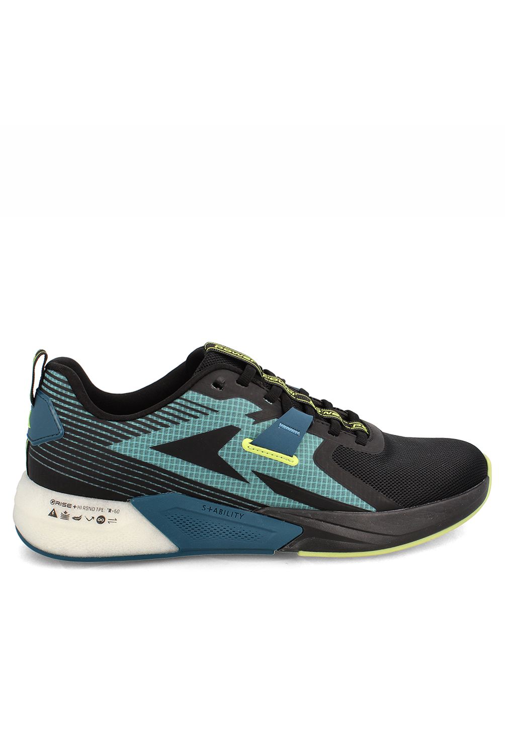 POWER Zapatilla Hombre Power Xorise+300 Tr Cipher Negro-Turquesa