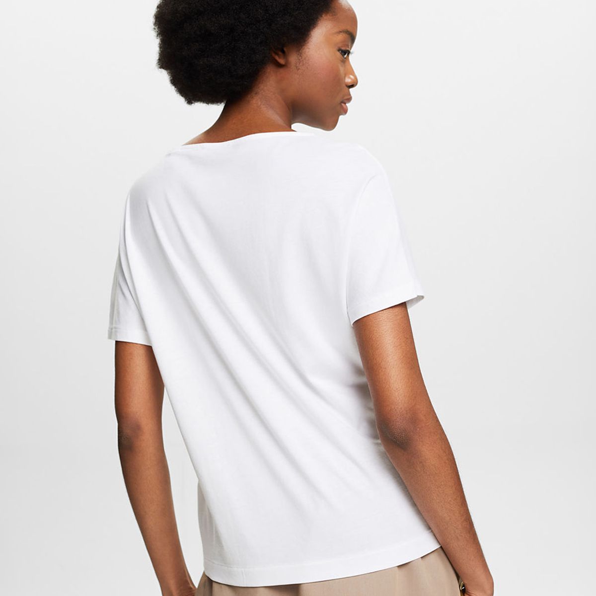 ESPRIT - Polera Con Estampado Gráfico Mujer Esprit ESPRIT