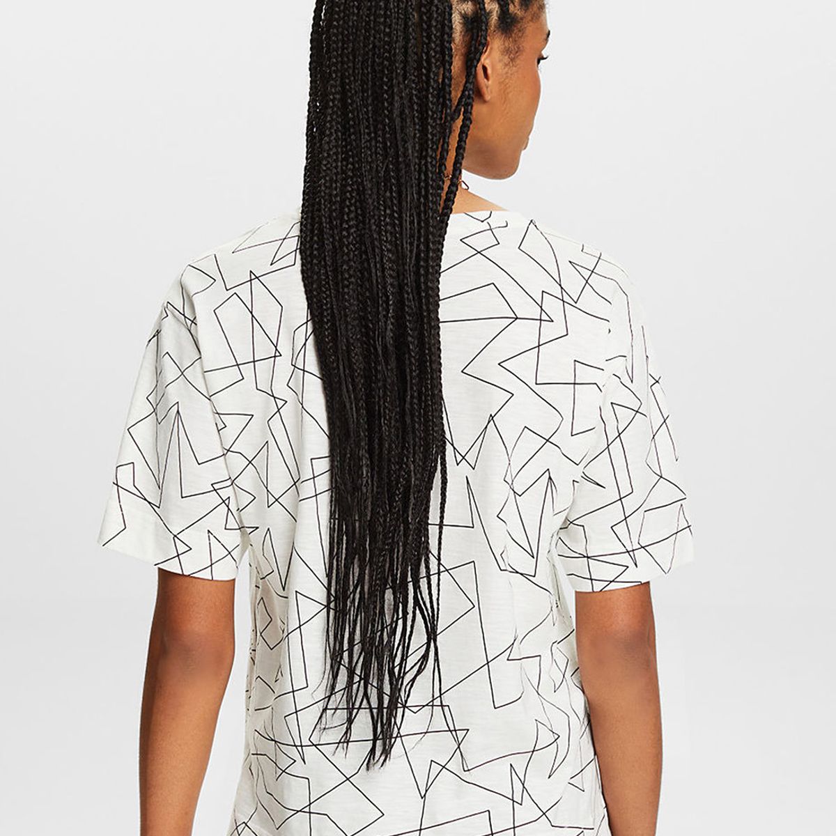 ESPRIT - Polera De Algodón Maga Corta Mujer Esprit ESPRIT