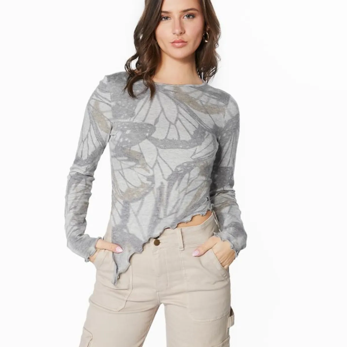 EFESIS - Polera Lyna Regular Manga Larga