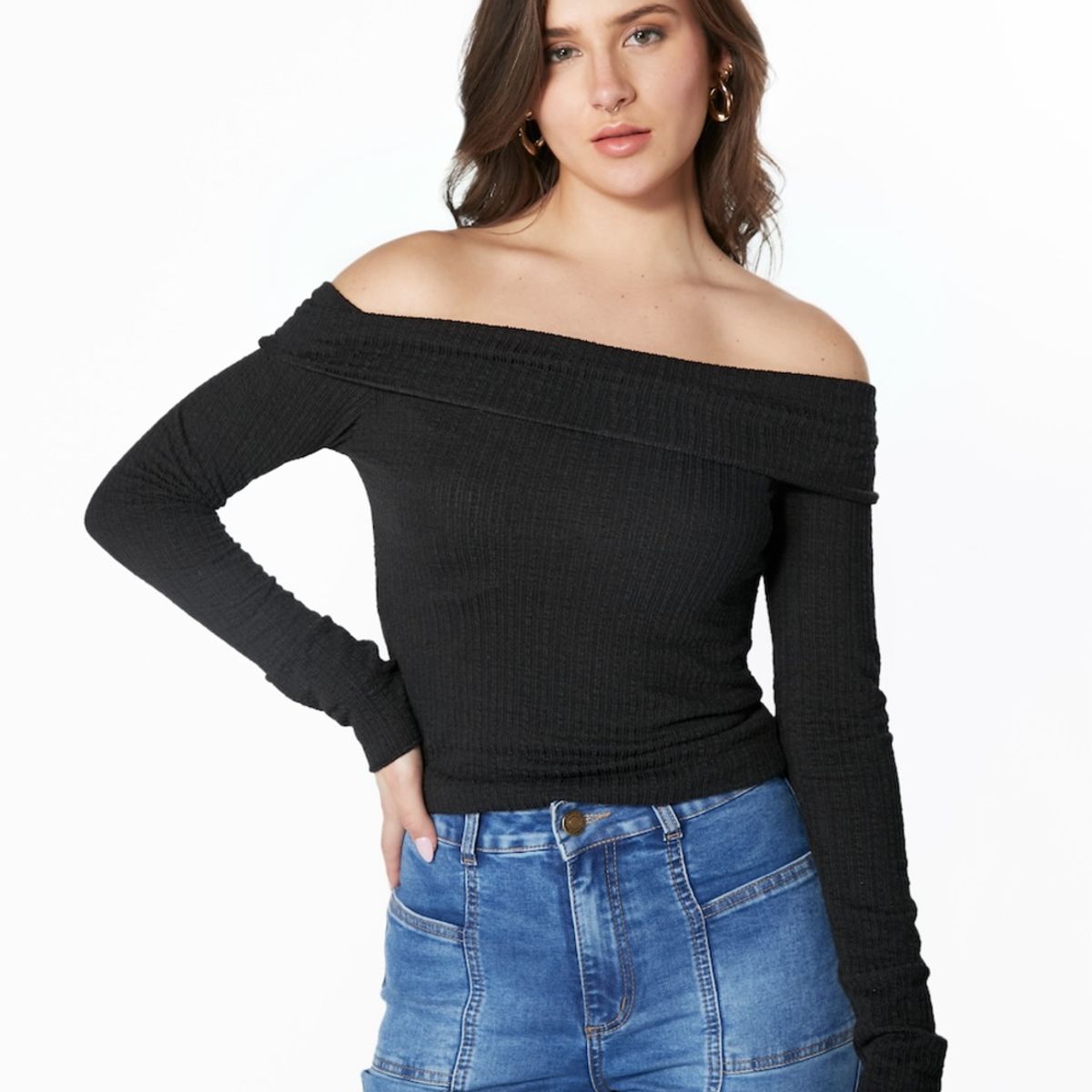EFESIS - SWEATER KLIM REGULAR ESCOTE BARDOT EFESIS