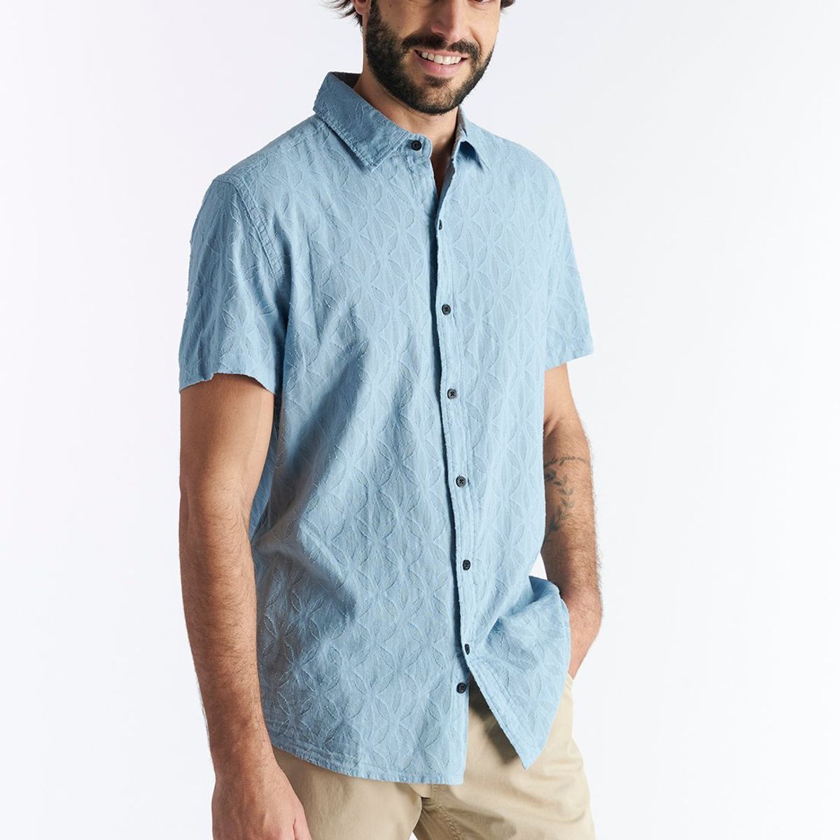 NIMTU - Camisa Chanar Azul Nimtu
