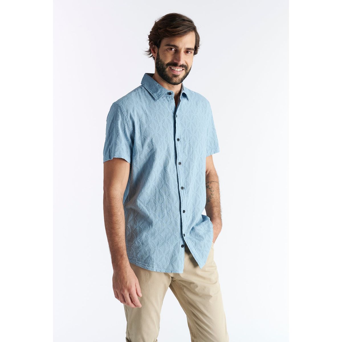 NIMTU - Camisa Chanar Azul Nimtu