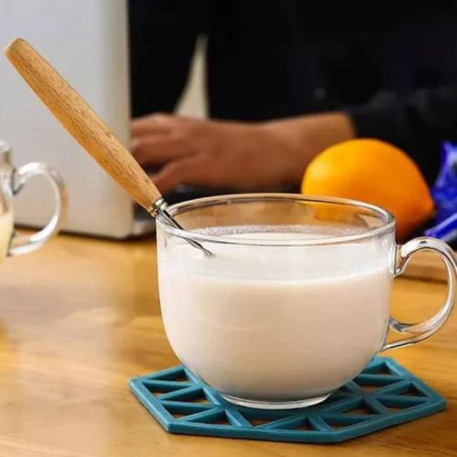 GENERICO - SET 2 und Tazón de vidrio café y postres excelente calidad 450ml