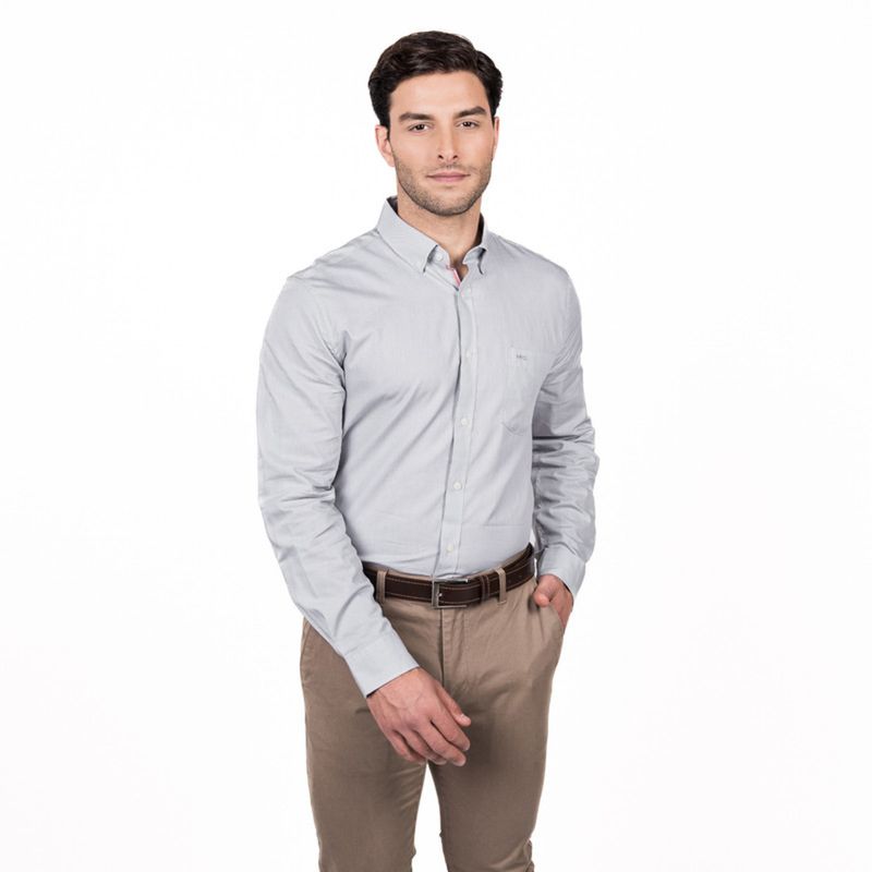 MCGREGOR - Camisa Manhattan Dobby Comfort Fit MCGREGOR