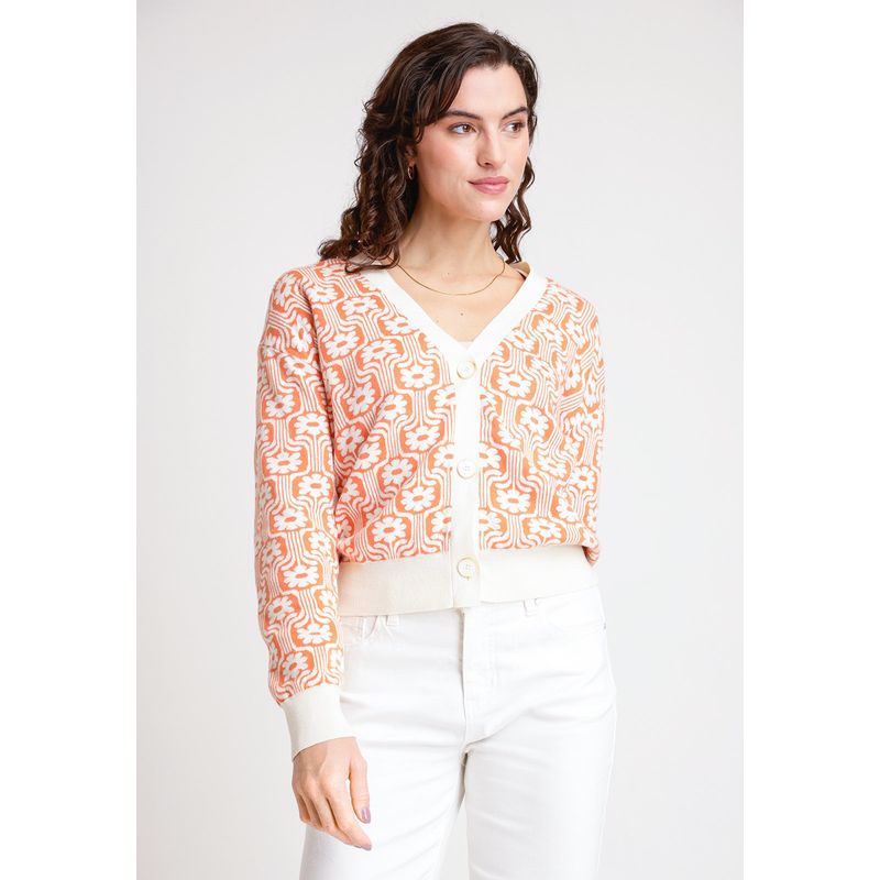 CANADIENNE - Tejido de Mujer Modelo Kendall Color Damasco