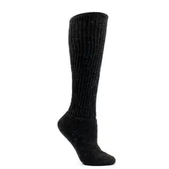 MONARCH - Calceta Fantasía Cashmere Montaña Negro