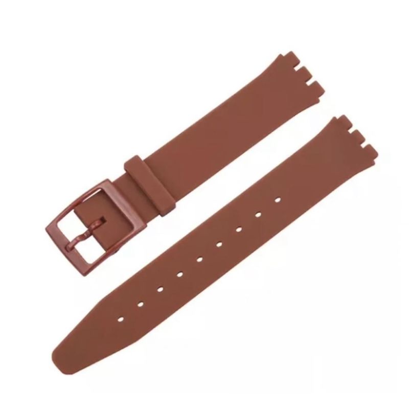 R24 - Correa Compatible Reloj Swatch Silicona 12mm Colores