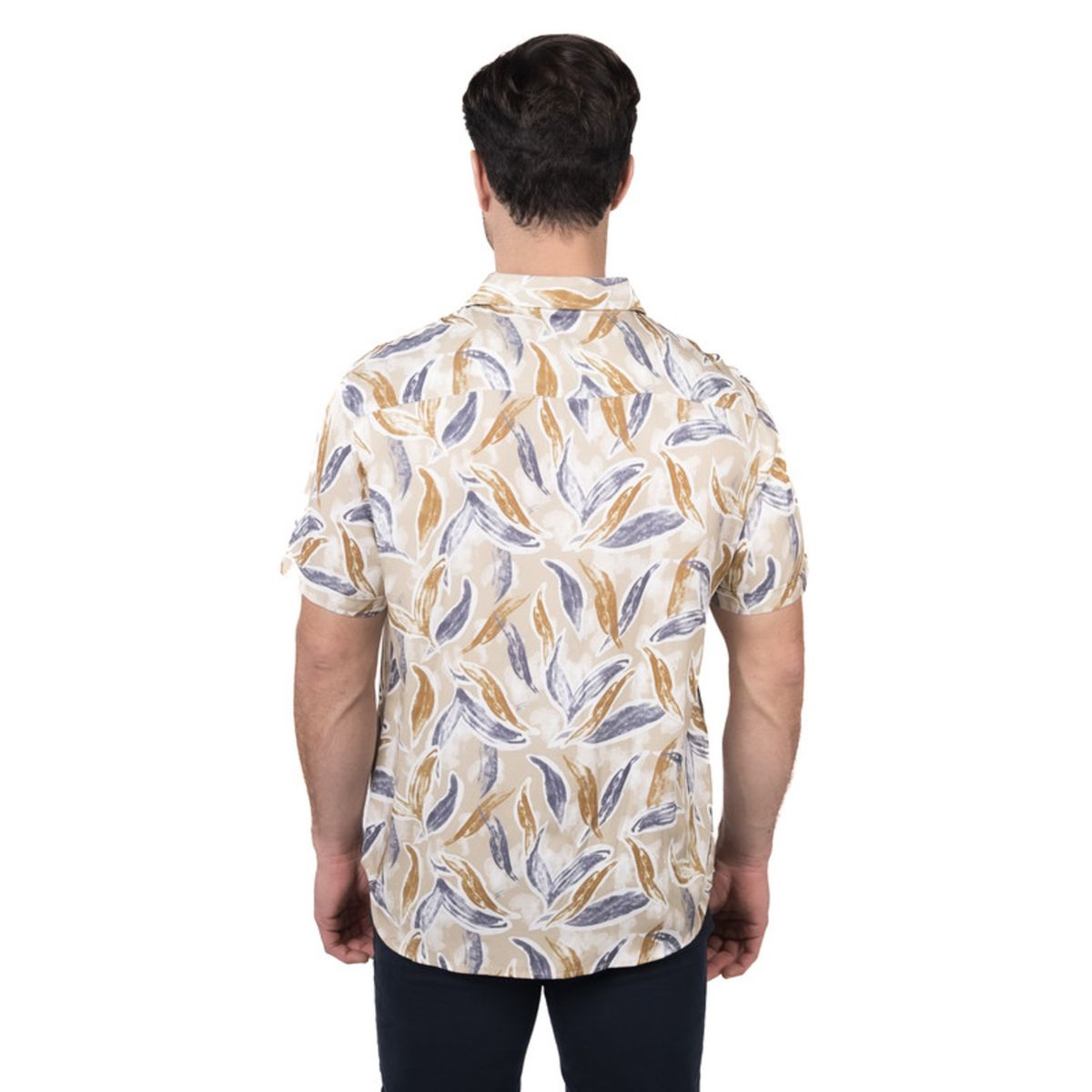 MCGREGOR - Camisa M/C Bowery Estampada Viscosa Regular Fit MCGREGOR_.