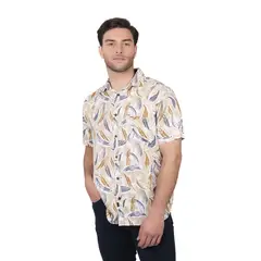 MCGREGOR - Camisa M/C Bowery Estampada Viscosa Regular Fit