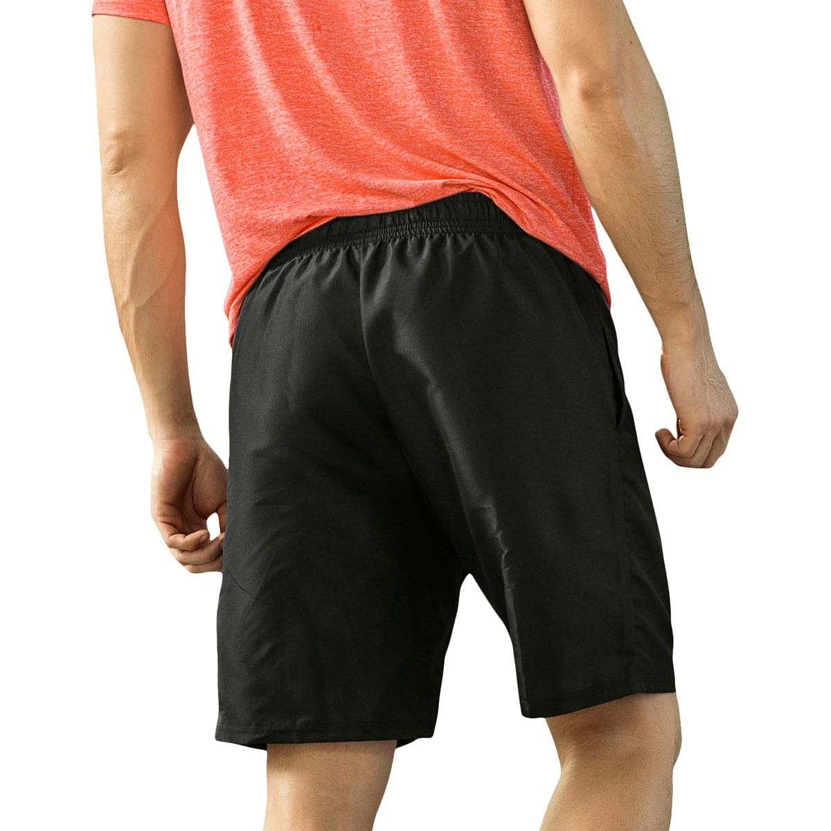 LEO - Traje de baño hombre deportiva con acabado antifluidos y bolsillos funcionales 518014N Negro