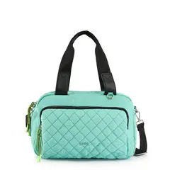 ZIOL - Cartera dos asas mediana luxor verde agua
