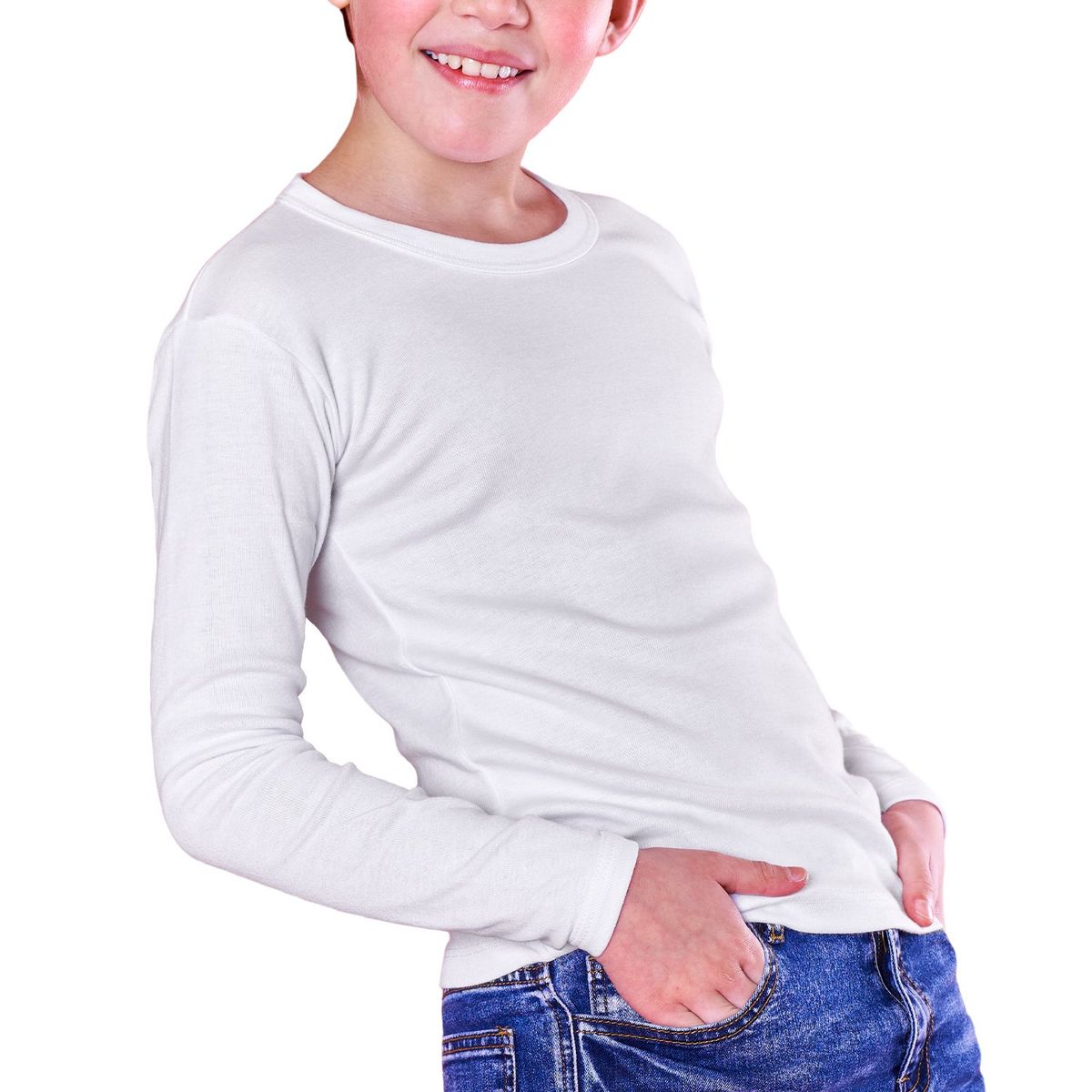 BAZIANI - Camiseta Algodón Manga Larga 4104