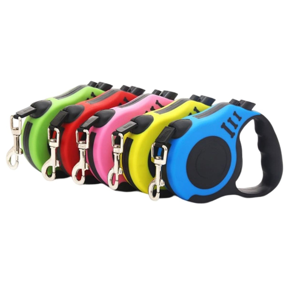 MASCO TODO - Correa Retráctil 3 metros Mascotas Perros Verde