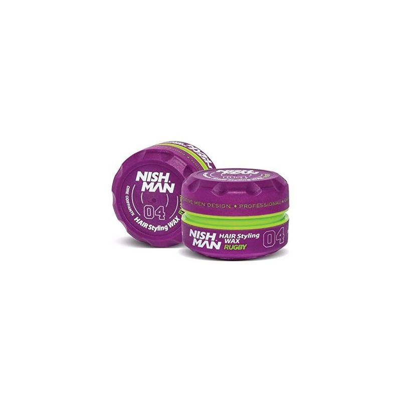GENERICO - Cera Cabello Nishman 04 RUGBY Fijación Brillo Firmeza Wax