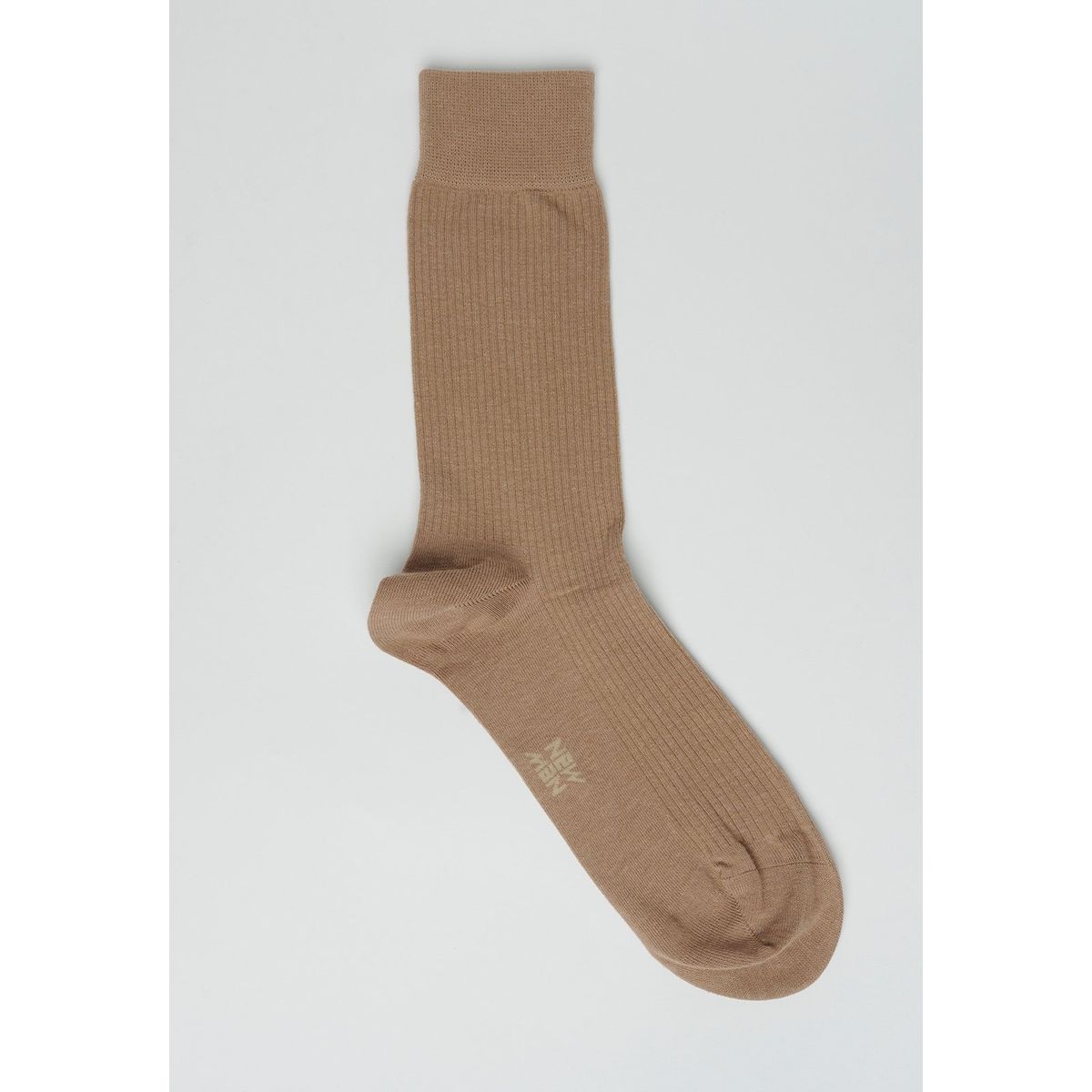 NEW MAN - Calcetin Basico Strip Beige New Man