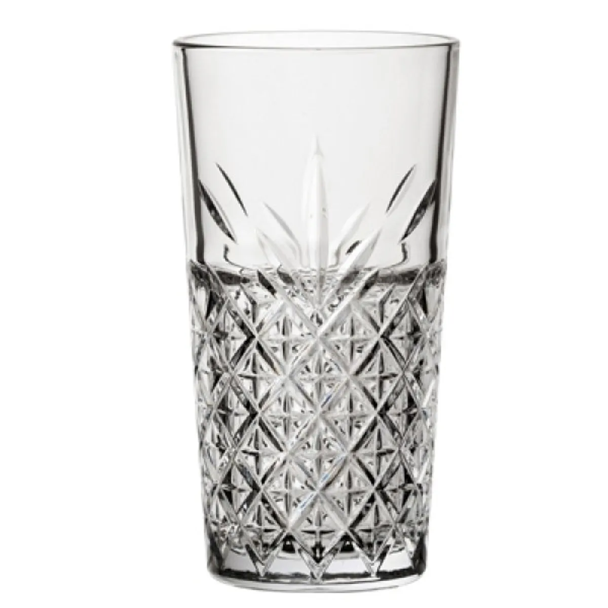 PASABAHCE - Set x 6 Vaso Vidrio Apilable Alto 360cc Timeless