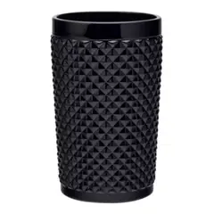 UTOPIA - Vaso Vidrio Alto Negro 390Cc Onyx