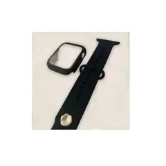 GENERICO - Pack Correa De Silicona Con Funda Para Iwatch Apple 384041mm-NEGRO