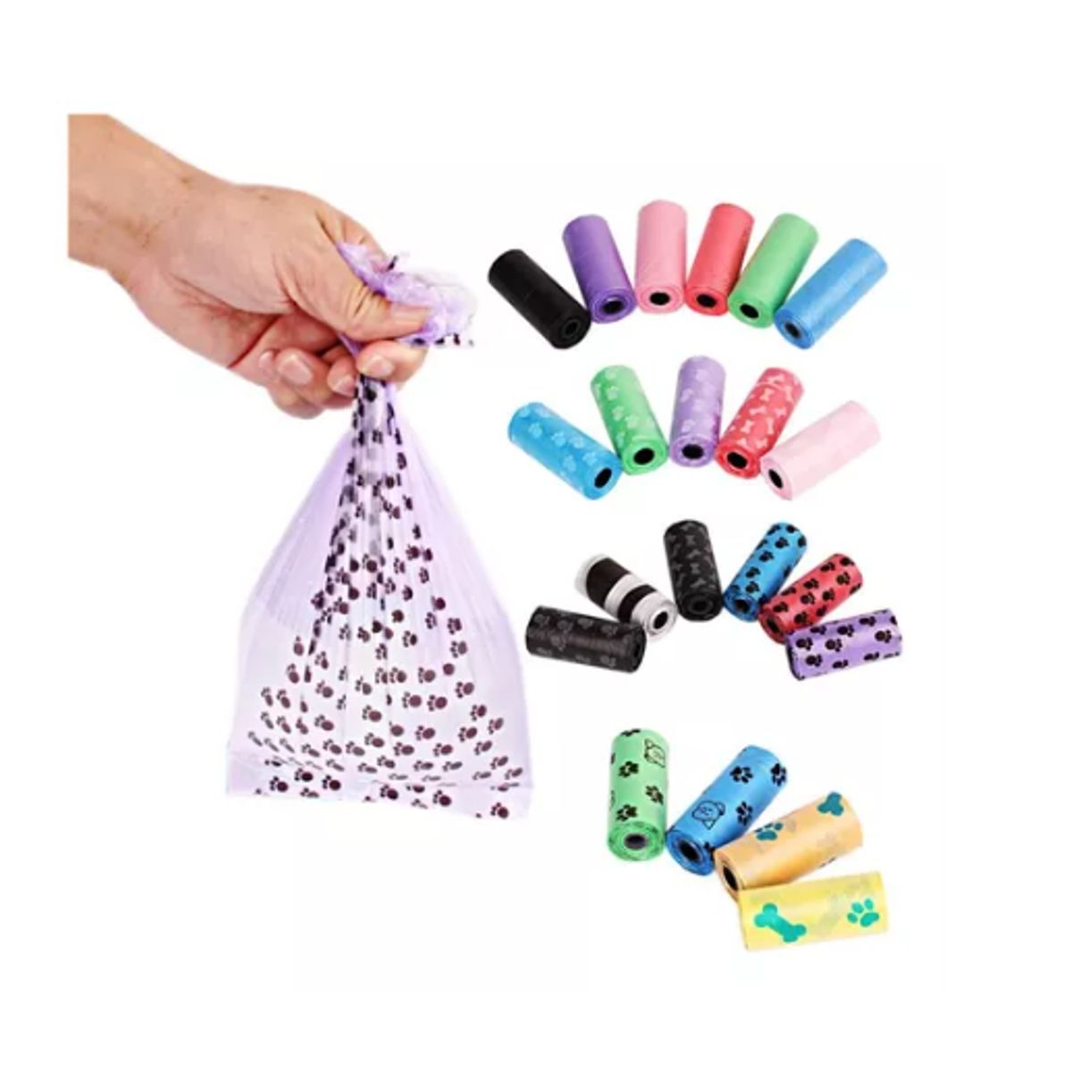 GENERICO - Bolsas Desechables Para Excrementos De Mascotas- 6unid