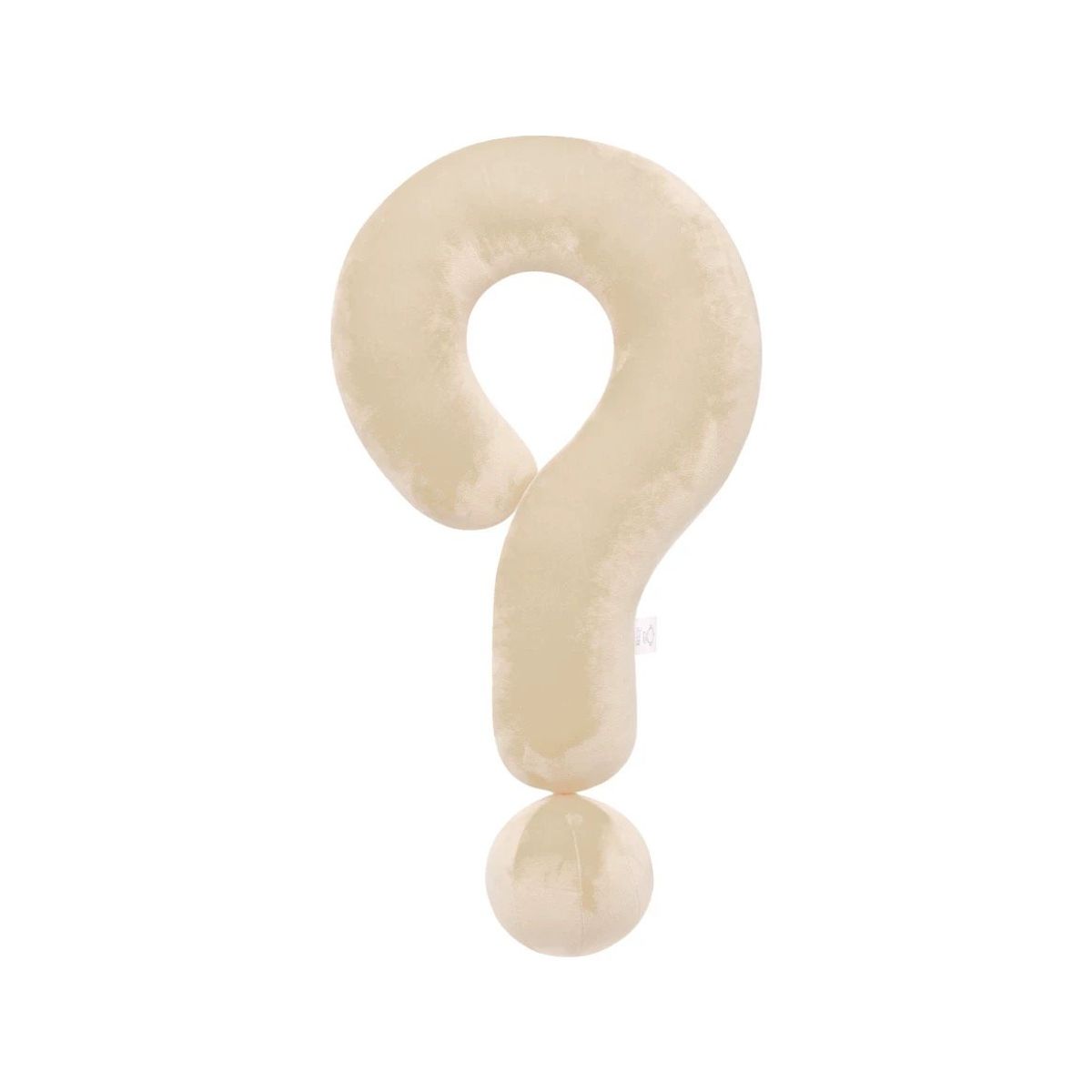 GENERICO - Peluche Signo De Interrogación 60cm Kawaii Almohada Beige