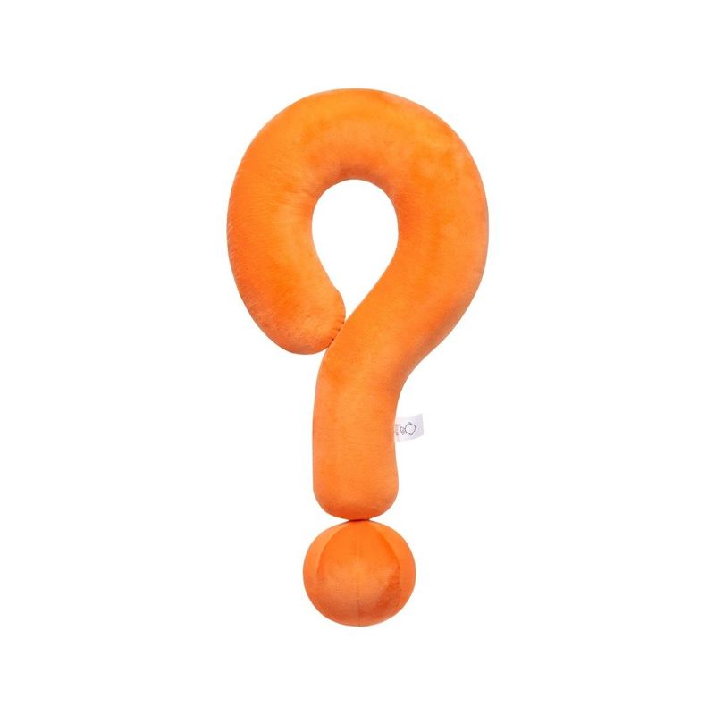 GENERICO - Peluche Signo De Interrogación 60cm Kawaii Almohada Naranja