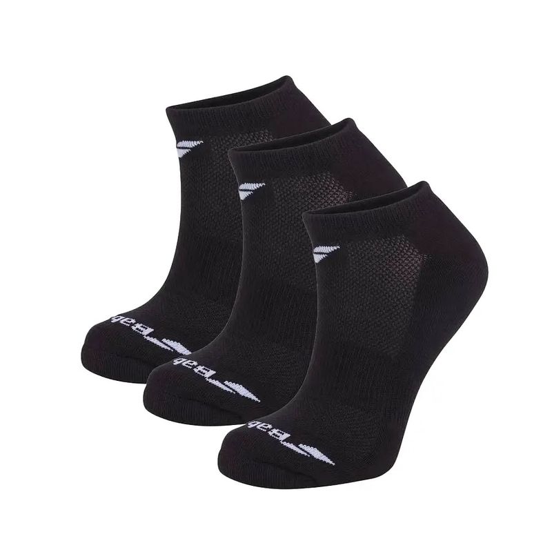 BABOLAT - Calcetín Deportivo Babolat Negro Invisible - 3 Pares Tenis Padel
