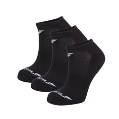 BABOLAT - Calcetín Deportivo Negro Invisible - 3 Pares Tenis Padel