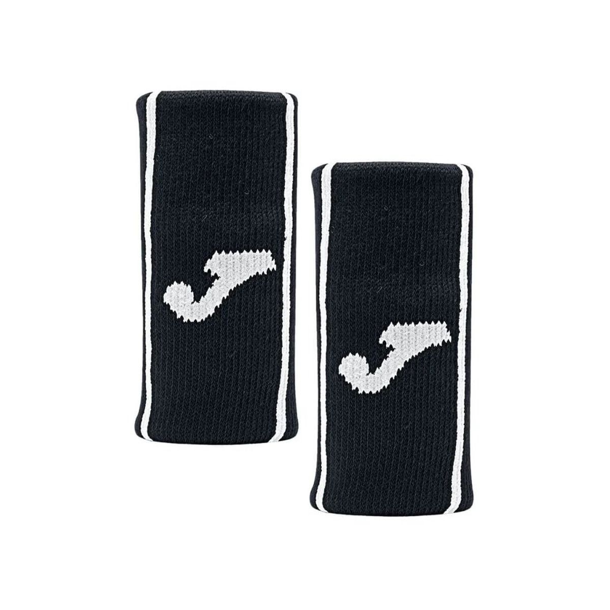 JOMA - Muñequera Joma Game Larga Negra X2 Tenis Padel